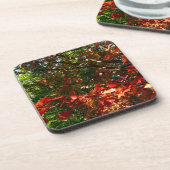 Japanisches Ahorn, Blätter für Herbst Untersetzer (Linke Seite)