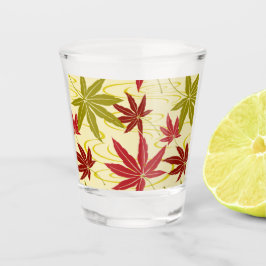 JAPANISCHES AHORN-MUSTER IN CRÈME SCHNAPSGLAS