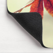 Japanisches Ahorn Verlasse Vintagen Stil Mousepad (Ecke)
