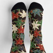 Japanisches Ahornblatt Socken (Oben)
