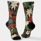 Japanisches Ahornblatt Socken (Gewinkelt)