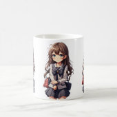 Japanisches Anime School Girl Kaffeetasse (Mittel)