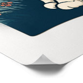 Japanisches Art Cat Art Poster für Cat Lovers (Ecke)