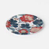 Japanisches Art Design Pappteller (Schrägansicht)
