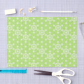 Japanisches Asanoha-Muster - hellgrüne Linse Seidenpapier (Handwerk)