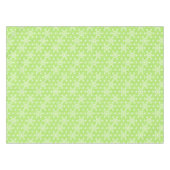 Japanisches Asanoha-Muster - hellgrüne Linse Tischdecke (Vorderseite (Horizontal))