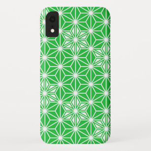 Japanisches Asanoha-Muster - Jadegrün Case-Mate iPhone Hülle
