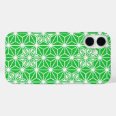 Japanisches Asanoha-Muster - Jadegrün Case-Mate iPhone Hülle (Rückseite (Horizontal))
