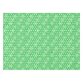 Japanisches Asanoha-Muster - Jadegrün Tischdecke (Vorderseite (Horizontal))