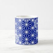 Japanisches Asanoha-Muster - Kobaltblau Kaffeetasse (Mittel)