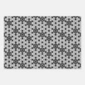 Japanisches Asanoha-Muster, Neutrale Geschenkpapier Set (Vorderseite 3)