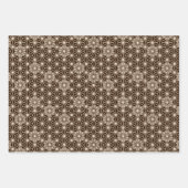 Japanisches Asanoha-Muster, Neutrale Geschenkpapier Set (Vorderseite 2)