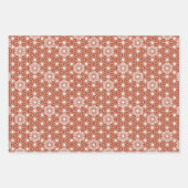 Japanisches Asanoha-Muster, Neutrale Geschenkpapier Set (Vorderseite)