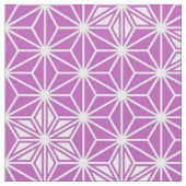 Japanisches Asanoha-Muster - orchid Stoff (Nahaufnahme)