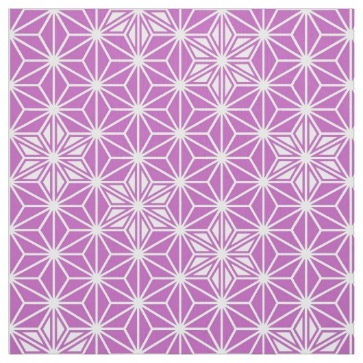 Japanisches Asanoha-Muster - orchid Stoff (Muster)