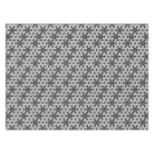 Japanisches Asanoha-Muster - weiß und schwarz Tischdecke (Vorderseite (Horizontal))