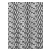 Japanisches Asanoha-Muster - weiß und schwarz Tischdecke (Vorderseite)