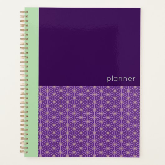 Japanisches Asanoha Pattern Planer (Vorderseite)