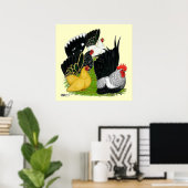 Japanisches Bantam Quartett Poster (Heimbüro)