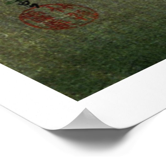 Japanisches Bauernhaus Ukiyo-e Poster (Ecke)