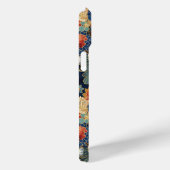 Japanisches blaues Blumenmuster mit Monogramm Case-Mate iPhone Hülle (Rückseite / Rechts)