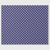 Japanisches Blue Wrapping Papier Geschenkpapier (Flach)