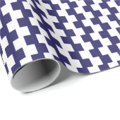 Japanisches Blue Wrapping Papier Geschenkpapier (Rolleneckpunkt)