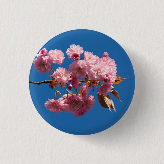 Japanisches blühendes Cherry2 Button (Vorderseite)