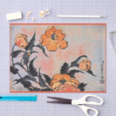 JAPANISCHES BLUMEN-DRUCK Seidenpapier (Handwerk)