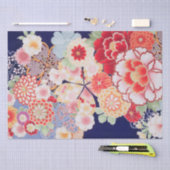 Japanisches Blumendesign Seidenpapier (Handwerk)