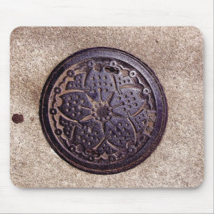 japanisches Blumenhilfscovr Mousepad
