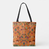 Japanisches Blumenmuster Tasche (Rückseite)