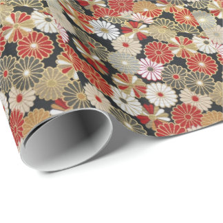 Japanisches Blumenmuster vol.1 Geschenkpapier
