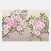 japanisches Cherry Blossom Design Geschenkpapier Set (Vorderseite 2)