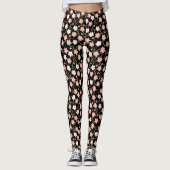 Japanisches Cherry Blossom Muster Leggings (Vorderseite)