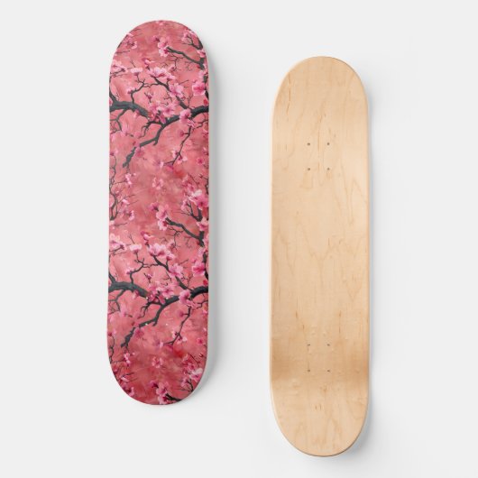 Japanisches Cherry Blossom Skateboard (Vorderseite)