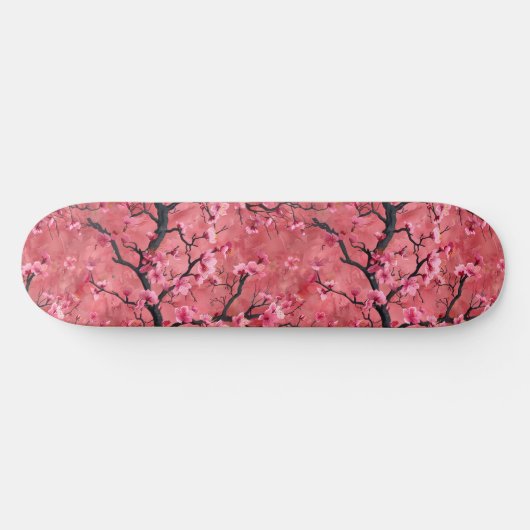 Japanisches Cherry Blossom Skateboard (Horizontal)