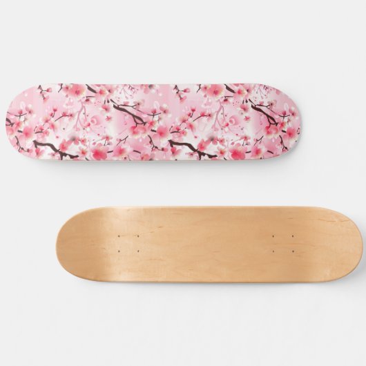 Japanisches Cherry Blossom Skateboard (Horizontal)