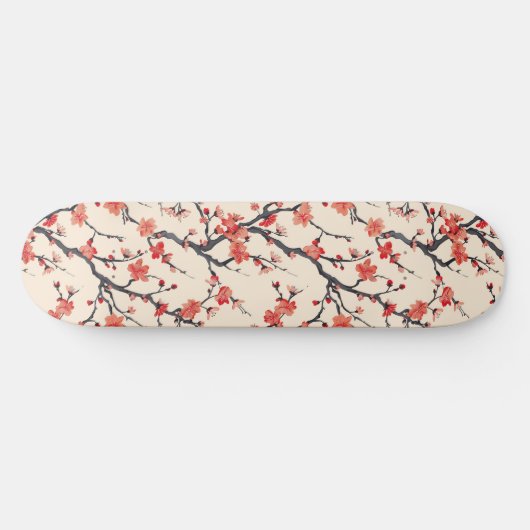Japanisches Cherry Blossom Skateboard (Horizontal)