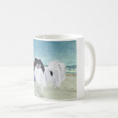 Japanisches Chin Beach Ball Kaffeetasse (VorderseiteRechts)