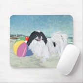 Japanisches Chin Beach Ball Mousepad (Mit Mouse)