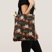 Japanisches Chiyogami-Maple-Leaf-Muster Tasche (Von Nahem)
