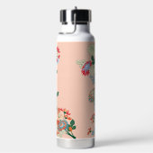 Japanisches Chrysanthemen-Design Trinkflasche (rechts)