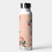 Japanisches Chrysanthemen-Design Trinkflasche (Links)