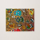 Japanisches Collage Puzzle (Horizontal)