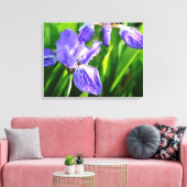 Japanisches Dach Iris Wrapped Canvas Leinwanddruck (Insitu (Wohnzimmer))