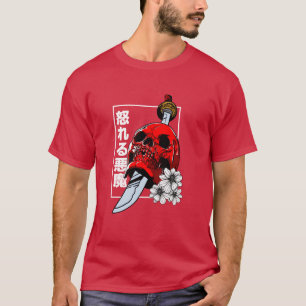 Japanisches Dämon Vaporwave Harajuku Ästhetik Mädc T-Shirt