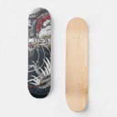 Japanisches Drache-Skateboard Skateboard (Vorderseite)