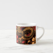 Japanisches Drachenkoi-Muster. Espressotasse (Rechts)