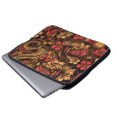 Japanisches Drachenkoi-Muster. Laptopschutzhülle (Vorne Knopf)